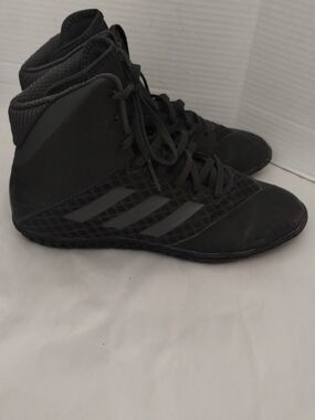 adidas Men's Black Athletic High-Top Shoes